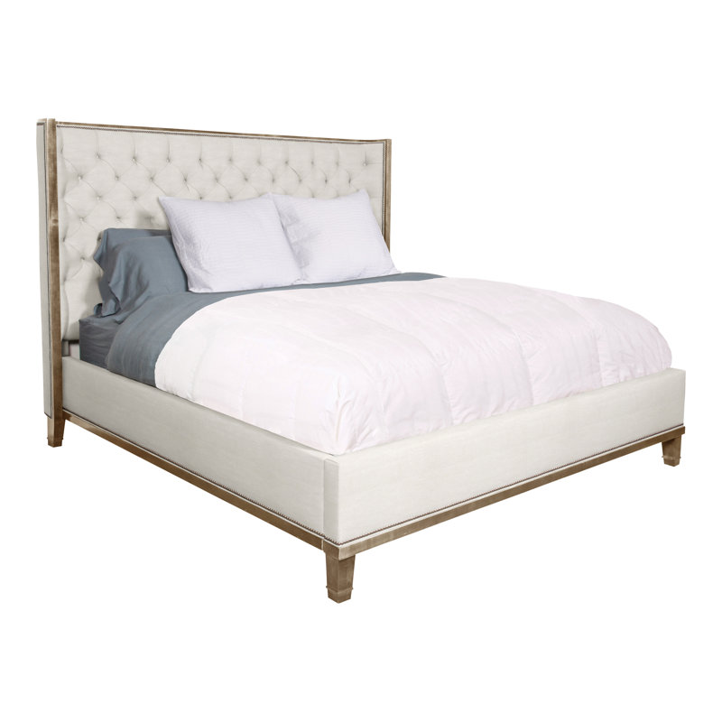 Michael Weiss Bed, Ian Pewter, Dove Gray, Queen