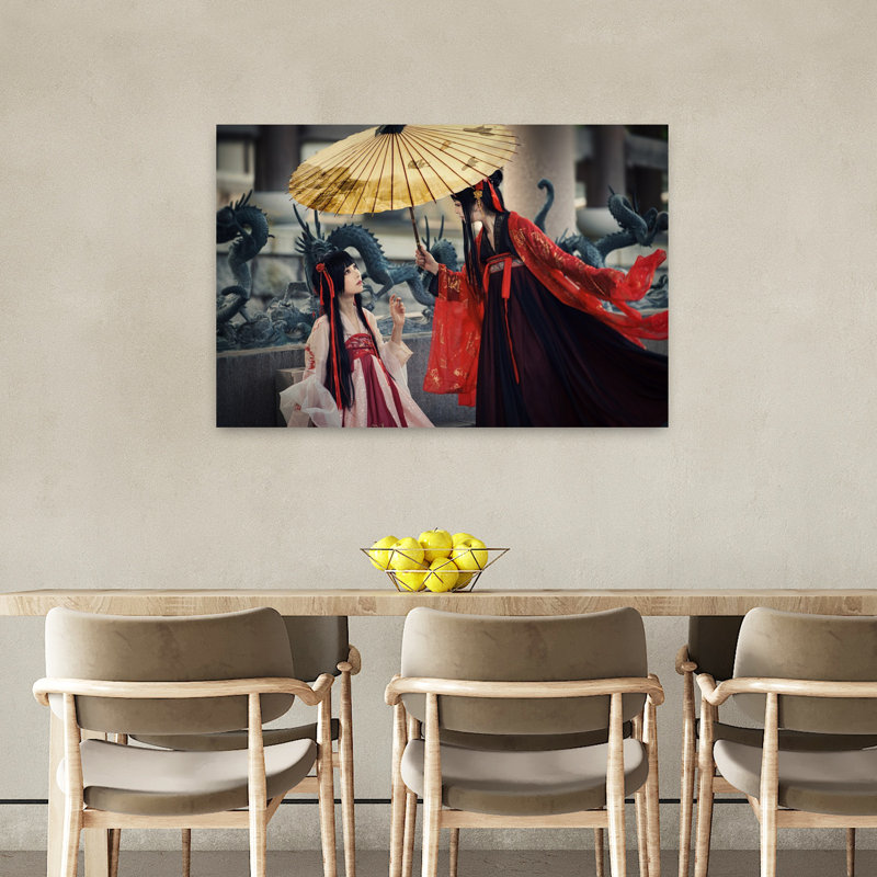 Dashiell Contemporary Art Traditional Portrait Wall Art 1 Piece Wrapped Canvas Wall Art, 91.44 cm H x 60.96 cm W