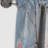 Burnside - Magnolias Floral Blackout Curtain - 1 Panels-1311782545