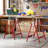 Set of 2 Adjustable Telescopic Builders Trestles, Folding Steel Sawhorses for DIY and Carpentry