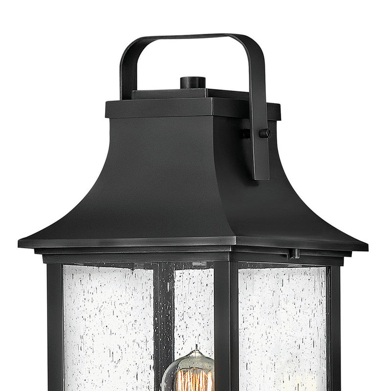 Grant 1-Light Lantern Head, Textured Black