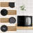 Corner Bread Storage Container Double Layer Wooden Breadbox Homemade Bread Loaf Bin Farmhouse Coffee Bar Pantry Shelf With Acrylic Window, Black
