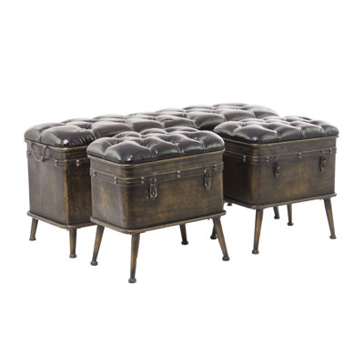 Currie Metal Storage Bench