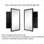 Armoire à pharmacie encastrée avec 2 tablettes réglables-931789449