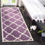 Tapis mauve / ivoire en laine Carolene-19273599
