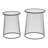Glass Top Nesting Tables