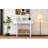 Elegant Retro Console Table With Curved Design And Smooth Glaze For Entryways, Living Rooms And Hallways-1940651354