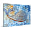 «Flowery Whale», reproduction sur toile tendue-17659144