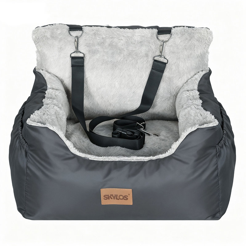 Polyester Pet Bed, Grey