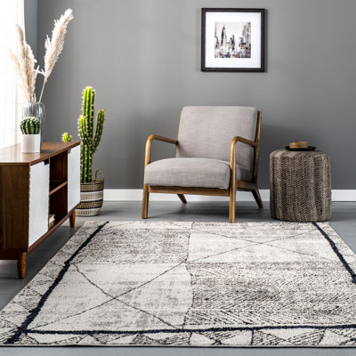 Tapis gris Ludovick