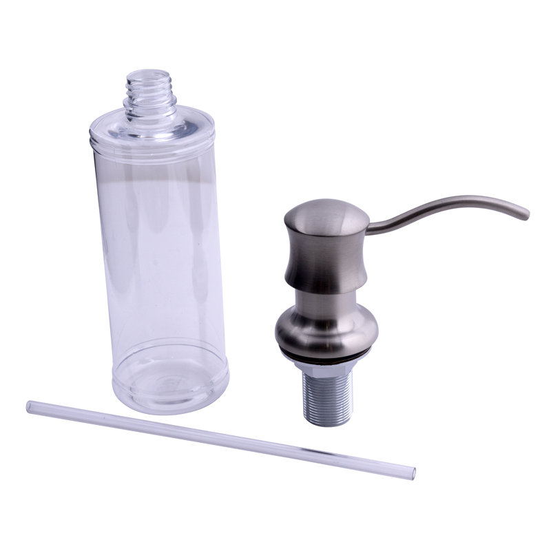 Premium Style Soap and Lotion Dispenser, Brushed Nickel