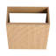 Ensemble de meuble-lavabo mural 18,5 po avec lavabo en résine, porte simple à fermeture en douceur, bois naturel et ensemble de rangement moderne