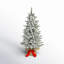 3' Lighted Artificial Fir Christmas Tree