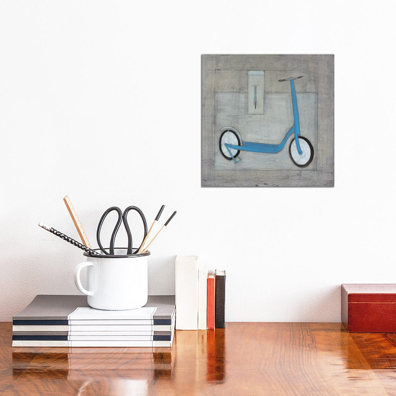 Scoot 1 Piece Wrapped Canvas Painting, 30.48 cm H x 30.48 cm W