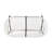 Outdoor Patio White Wicker Loveseat-1421425903