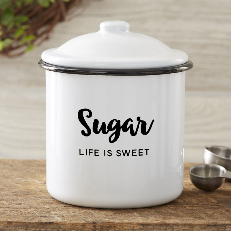 Pot de cuisine personnalisé en émail, H 4 po x l 4,25 po x P 4,25 po, Oui