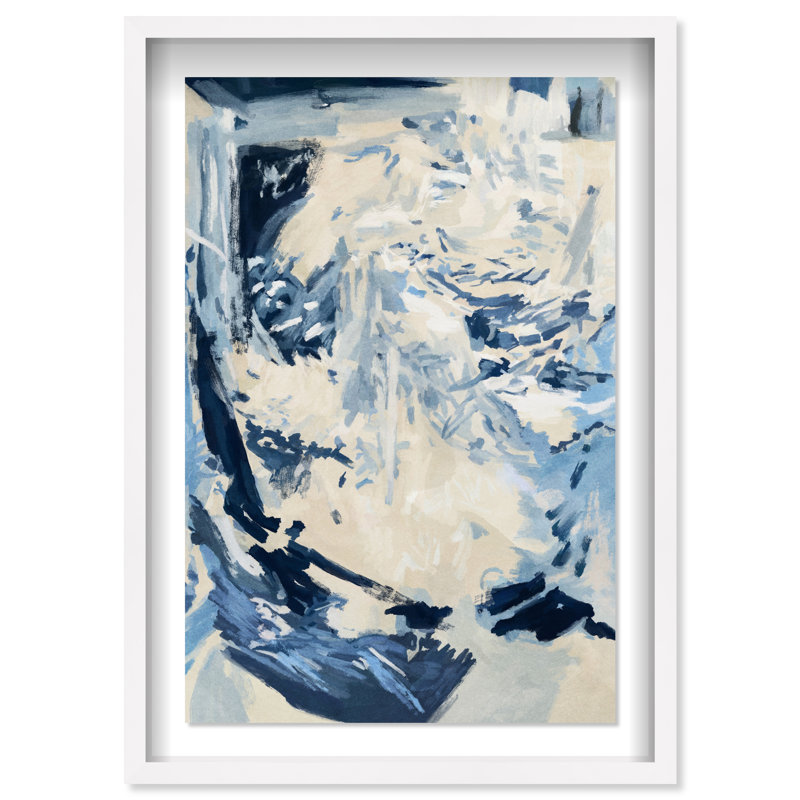 Coastal Feel II Print by Oliver Gal, 25.5"H x 37.5"W, White Shadowbox