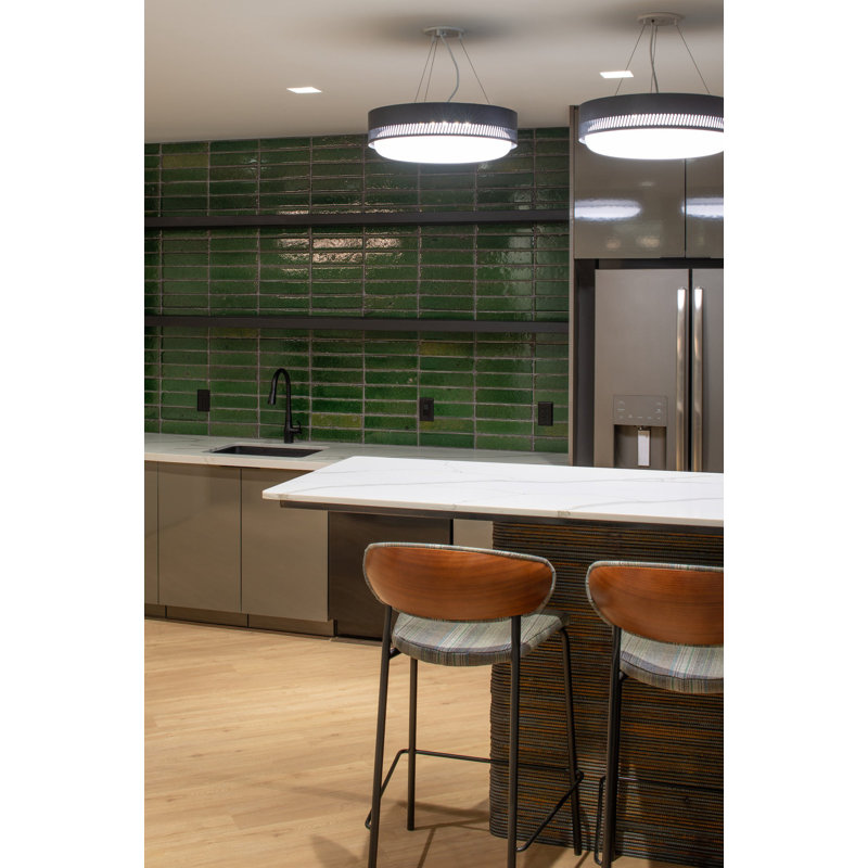 Lava Art 3x12 Brick Look Crackled Glossy Lava Stone Subway Tile