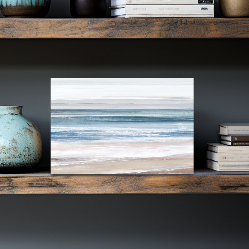 Serene Coastal Horizon I by PI Studio - Wrapped Canvas Print, 30.48cm H x 45.72cm W