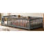 Lit simple au sol, grain de bois gris, porte amovible, espace de sommeil indépendant, gris grain, profil bas, itinérant-130093313-130093315