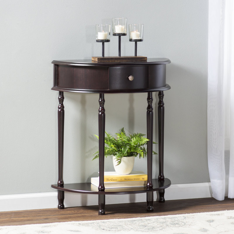 Oldbury End Table with Storage, Espresso