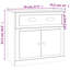 Buffet vidaXL gris moyen en bois d'ingénierie-1740202109