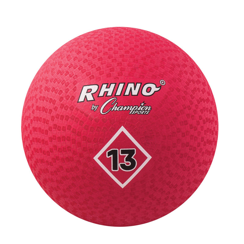 Balle de jeu Champion Sports, 13 po, rouge