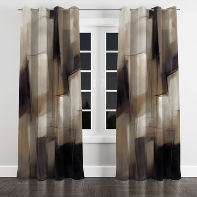 Anaiz - Modern Blackout Grommet Curtain - 1 panel