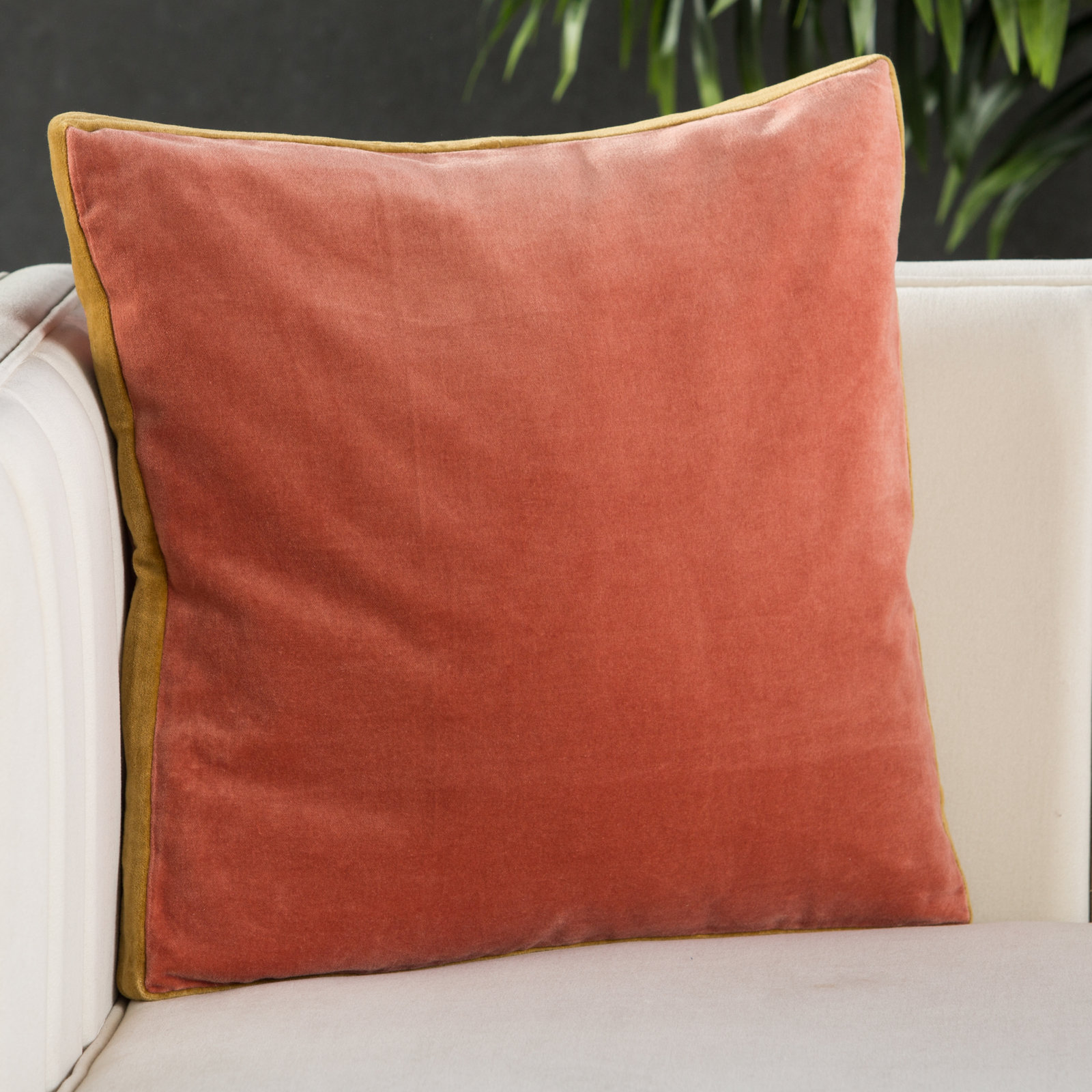 Brixen Cotton Throw Pillow, Pillow Cover Only - No Insert, Teal