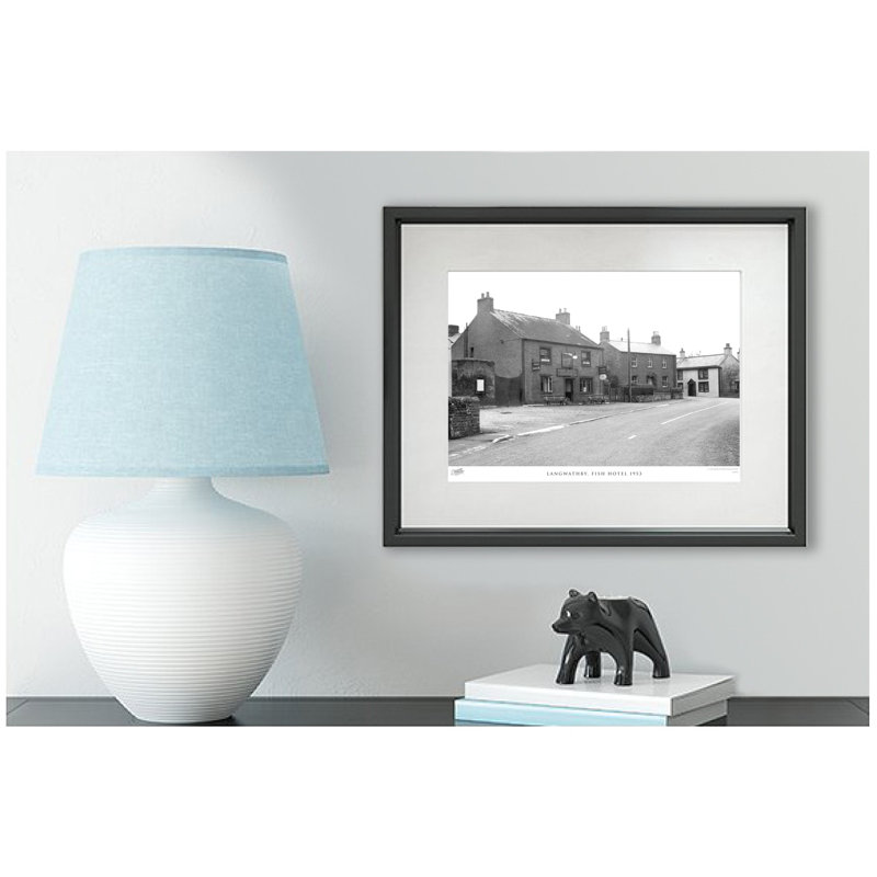 Langwathby, Fish Hotel 1953 by Francis Frith - Single Picture Frame Print, 60cm H x 80cm W x 2.3cm D