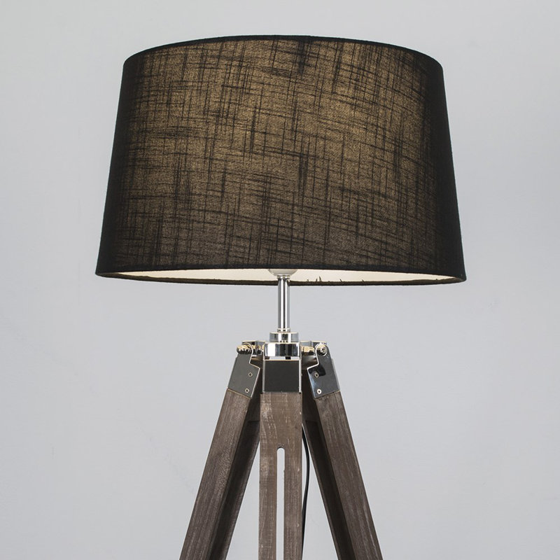 Wilhelm 152cm Tripod Floor Lamp, Black, Not Included