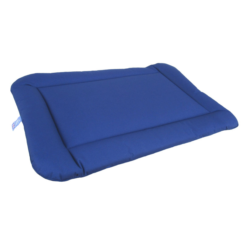 Decimus Polyester Pet Bed, Medium (5 cm H x 55 cm  W x 78 cm D), Blue