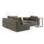 Aucun assemblage requis avec table d'appoint, canapé modulaire de 112 po, Boucle, table de salon à 4 places et coussins, tissu Boucle, requis-1380658227