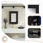 Armoire à pharmacie et de rangement moderne de 20 pouces avec miroir et tablette réglable pour montage mural dans la salle de bain-1262926299