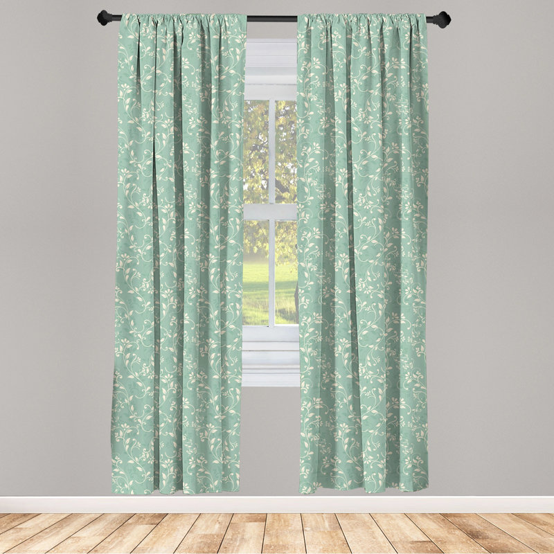 Panneau coulissant semi-diaphane avec passe-tringle Vine, 28 po x 95 po