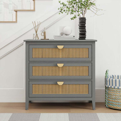 Kaikea 3 - Drawer Dresser,Chest,Nightstand,Cabinet