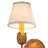 Antonia Steel Candle Wall Light