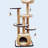 6 Tiers Cat Tree with Condos,Perch,Scratching Posts
