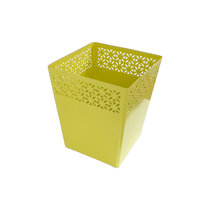 Small square storage box with lid Guzzini, col. Mustard yellow