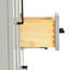 Meuble-lavabo simple en bois massif 36 po Tidworth avec plateau en quartz 1,5 po-83279750-83279749-116991342