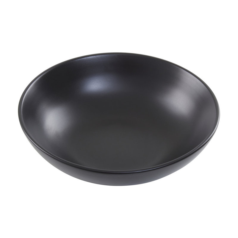 Jazmere Piece Stoneware Dinnerware Set - Service for 4, Black