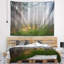Tapisserie «Dense Misty Forest»-1338737297