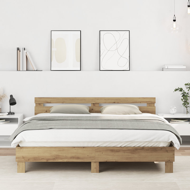 Bed, Artisan Oak