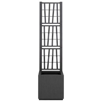 Garden Planter with Trellis Patio Flower Pot Planter Box Flower Box PP