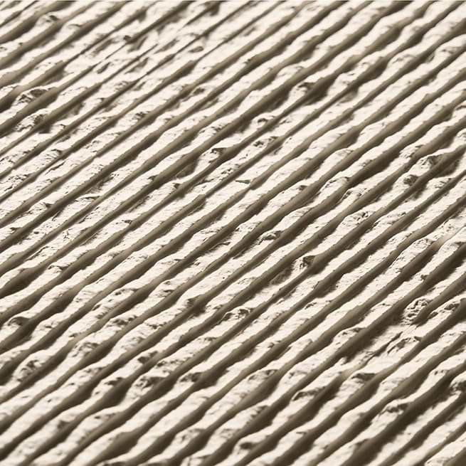 Rakestone 12x24 3D Honed Limestone Stone Tile, Bianco Ice White, Marble, Split Textured