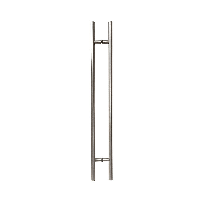 Poignée de porte ronde demi-lune parfaite pour la maison, 7" W x 72" D, Argent
