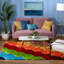 Tapis orange / rouge Cobina-52759980