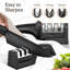 Ensemble de 16 couteaux de cuisine, acier inoxydable, antirouille