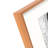 Roesler Rose Gold Metal Picture Frame - Set of 3 with Mat