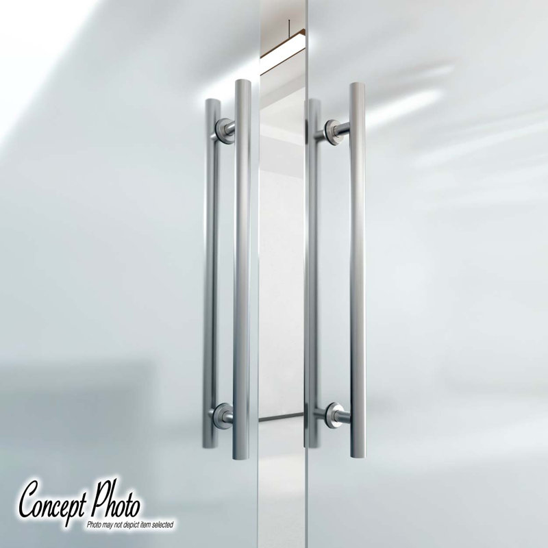 15-3/4 in Dual Mount Double Sided Drawer Center-to-Center Pull for Wood or Glass Doors